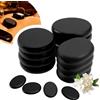 UVVRUR Hot Stone - Set di 16 pietre da massaggio con pietre calde, pietre massaggianti basalto, grandi pietre calde, adatte per spa private, massaggiatore per rilassamento