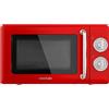 Cecotec Microonde Meccanico con griglia da 20 L Proclean 3110 Retro Red. 700 W in 6 livelli, timer fino a 30 minuti, modalità sbrinamento, design vintage in rosso, finiture in acciaio