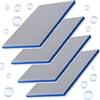 CuiCanfla Materiale filtrante per acquario, ovatta biochimica, ovatta filtrante 8D per acquario, 4 pezzi riutilizzabili, tappetino filtrante, altamente efficace per la purificazione dell'acqua