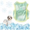 Yaopelky Gilet rinfrescante per cani, maglietta estiva per animali domestici, traspirante, ad asciugatura rapida, per cani e gatti, blu (verde, S (1,5-2,5 kg))