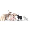 SCHLEICH FARM WORLD | Set animali della fattoria 77534 con cane, maiale, capra, pecora e asino | giocattolo da fattoria dai 3 anni | set da 6 pezzi | esclusiva Amazon