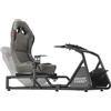 Rebblers SIMR1000 Simulatore Guida Professionale Sedile Racing Avvolgente con Supporto Cambio Freno a Mano e Supporto TV - Regolabile F1/GT/Rally Compatibile Tutti i Volanti Gaming PC/Console (Grigio)