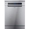 Candy Rapidò CF 5C7F1X, Lavastoviglie 60 CM, 15 Servizi, Digitale, Wi-Fi, 8 cicli, Speciale 35´, Terzo Vassoio, 47DB, Indicatore Sale e Lucidante, Maxi - Ladle, Home Differito 23h, Inox