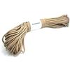 WINGONEER Paracord 550 4 mm con Nucleo a 7 Fili 550 lbs 100 Piedi 100% Nylon Ideale per Artigianato Creativo, Campeggio, attività all'aperto, Sopravvivenza - Beige