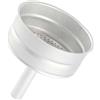Generico Ricambio imbuto per caffettiera moka 12 tazze - diametro 8 cm
