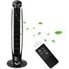 Aigostar Eiffel 33LRG - ATTACCO A 3 PIN PLUG TIPO UK, Ventilatore a torre digitare con timer e telecomando.