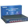 YuanLey Switch Ethernet 10G a 8 Porte YuanLey, 6 Porte RJ45 da 10Gbps, 2 Porte SFP+ 10Gbe, Supporta Auto-negoziazione Velocità 10G/5G/2.5G/1G/100Mbps, Capacità di Commutazione di 160Gbps, Non Gestito