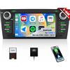 CAMECHO 【2+64G】CAMECHO Android 13 Autoradio per BMW 3 Series E90 (2005-2012), Navi Wireless Carplay ASP, 7 Pollici con Schermo 2 Din Stereo WiFi Bluetooth Android Auto Mirror Link FM/RDS SWC+Canbus
