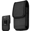 Smomend Porta Cellulare Cintura RFID Blocker per Smartphone, Porta Telefono Cintura, Borsello Porta Cellulare, Sacchetto Porta Cellulare, Multi Scomparto, Nylon Resistente, Unisex