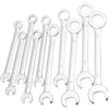 HaoTrade Set di 10 mini chiavi combinate a cricchetto, 4 - 11 mm, chiave a forchetta metrica, mini chiave a forchetta aperta e estremità della scatola, strumento Torx