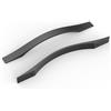 FURNIWARE Set di 10 maniglie per mobili - Nero - Distanza tra i fori: 160 mm - Per armadi da cucina, armadi, cassetti