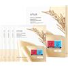 ANUA Rice 70 Glow Maschera al collagene, maschera per il viso durante la notte per la pelle di vetro, ceramide, maschera facciale al collagene, barriera idratante della pelle, cura rassodante, colore