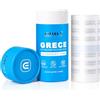 EMALLA GRECE Pellicola Tatuaggi Impermeabile 15cm*10m Ultrasottile 0.01mm Rotolo Bassa Lucentezza Cerotti Impermeabili Cura Post-Tatuaggio