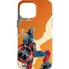 Marvel Copertine Marvel Iron Man Capitan America per l'80° anniversario Custodia per iPhone 16 Pro Max