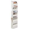 GRANNY SAYS Porta Oggetti da Appendere Con 5 Tasche, Organizzatore da Porta, Portaoggetti Bagno, Organizer per Camera da Letto, Behind of Door Organizer, Beige