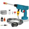 UIOEEJY Pulitore ad alta pressione senza fili per batteria Makita 18 V, 32 bar, pistola ad alta pressione, ugello 6 in 1, pistola di lavaggio ad alta pressione portatile per la pulizia