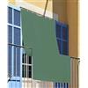 INTRECCI Tenda da Sole per Esterno, Tenda da Sole per Balconi, Impermeabile, a Caduta, 145x350 cm con Occhielli Laterali, Telo Ombreggiante, Riduce Luce e Calore, Migliora la Privacy, Colore Verde
