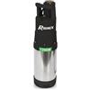 Ribimex Pompa Sommersa per Pozzi 4 Turbine Serie Pro, Acque Chiare, 1200W, Portata 6000L/h, Immersione Max 12 m, Prevalenza 45 m, in Acciaio Inox, Ideale per Pozzi, Cisterne e Serbatoi - PRPVC1201AUTO