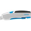 MARTOR Coltello di sicurezza con retrazione della lama e Lama trapezoidale corta, SECUPRO 625, coltello Cutter professionale, alluminio, Per mancini e destrorsi