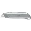 MARTOR SECUNORM MULTISAFE Cutter di Sicurezza, Manico Zinco, Non Verniciato | Cursore 1 lato, lama 2 posizioni, cartone & film, pavimenti PVC, rilevabile a raggi X. No. 8152.19