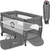 Lionelo Stefi Plus Box / Lettino da viaggio Pieghevole 2 liveli 0-3 anni Grey Multicolor