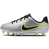 Nike Legend 10 Academy Fg/MG, Scarpe da Calcio, Metallic Silver/Black/Volt, 34 EU