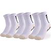 Skexiod Calze Antiscivolo Calcio 3 Paia Calzini da Allenamento Sportivi Traspiranti Atletici per Uomo Donna con Cuscinetti in Gomma Anti-Vesciche per Trekking Basket Pallavolo Yoga Corsa