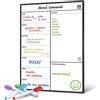 Smart Panda SmartPanda Lavagna Calendario Magnetico Frigorifero - Perfetta Per Pianificare I Pasti, Segnarsi La Lista Della Spesa e Aiutarsi Nello Studio - Lavagnetta Magnetica - Settimanale - in Spagnolo