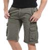 MJGkhiy Pantaloni Corti Uomo Cotone Estivo con Tasche Laterali Shorts Casual Pantaloncini Cargo Tattici Traspirante Shorts con Tasche Pantaloncini da Lavoro Militari Larghi Bermuda Uomo Estivi Sportivi