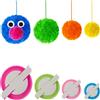 KNEWMART Pom Pom Maker 4 Taglie pompon Maker Fluff sfera Weaver ago fai da te in kit di attrezzi lavoro a maglia di lana per lavoro a maglia (4)