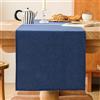 ViaElayu Runner da Tavolo Blu Navy Primavera Moderno Lavabile Decorazione da Tavolo Runner da Tavolo in Stile Country da Cucina Decorazione per Feste di Compleanno di Nozze 40x180 cm