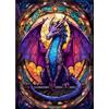 EOBROMD 5D Diamond Painting Kit Completo Drago, Fantasia Pittura Diamante FAI DA TE, Diamond Painting Bambini Adulti, Strass Ricamo a Punto Croce Painting Decorazione per Casa 30x40cm