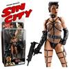 NECA SIN CITY ACTION FIGURE GAIL COLOR + UZI HANDCUFFS NEW in BLISTER!