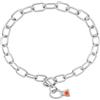 FERRIBIELLA Collare Ovalina Herm Sprenger in Acciaio Inox Matt 71 CM X 3 MM