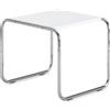 Knoll Breuer Laccio Tavolino quadrato laminato bianco