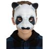 Smiffys Maschera panda realistica, in bianco e nero, con elastico