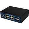 Allnet Switch Allnet industriale gestito L2 12 porte Gigabit Ethernet 10/100/1000 [ALL-SGI8112PMJ]