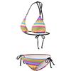 Beco Side Tie Triangel Bikini B-Cup Set, Multicolore, B Donna