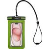 CELLY Splashbag TPU UP TO 6.9 INCHES Custodia Impermeabile per smartphone - verde