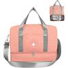 FANDARE 3 in 1 Borsa da Viaggio Palestra Borsa a tracolla Vacanza Zaino per Uomo/Donna Borsone Palestra per Viaggi Palestra Shopping Nuoto Allenarsi con Scarpe Scomparto Arancia A