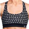 Under Armour Reggiseno Under Armour UA Armour Mid Crossback Print Mash Up - black 2 - Nero