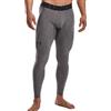 Under Armour Pantaloni da tennis da uomo Under Armour Cold Gear Armour Leggings M - charcoal light heather/black - Grigio