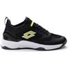 Lotto Scarpe da tennis da uomo Lotto Mirage 200 SPD - all black/sharp green/asphalt - Nero, Grigio, Verde