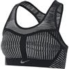 Nike Reggiseno Nike FE/NOM Flyknit Bra W - black/white - Grigio