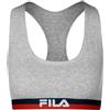 Fila Reggiseno Fila Woman Bra 1P - grey - Grigio
