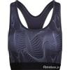 Reebok Reggiseno Reebok Womens Crop Top Nelly - black print - Nero