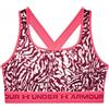 Under Armour Reggiseno Under Armour Women's Armour Mid Crossback Printed Sports Bra - penta pink/black rose - Rosa