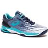 Lotto Scarpe da tennis da uomo Lotto Mirage 100 Speed - all white/ceramic blue - Blu, Bianco, Multicolore