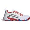 Adidas Scarpe da tennis da uomo Adidas Barricade M - Blu, Bianco, Argento