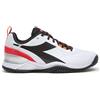 Diadora Scarpe da tennis da uomo Diadora Blushield Torneo AG - white/black/fiery red - Nero, Bianco, Rosso